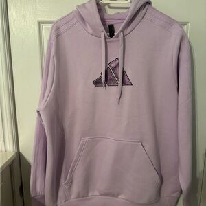 adidas Light Purple Pullover with Black Logo Tag